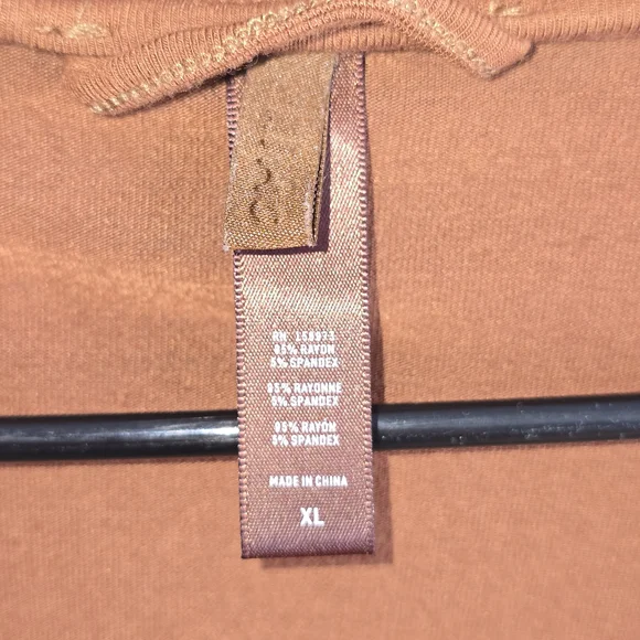 SKIMS Copper Brown Lounge Robe With Belt Size XL - Picture 4 of 4